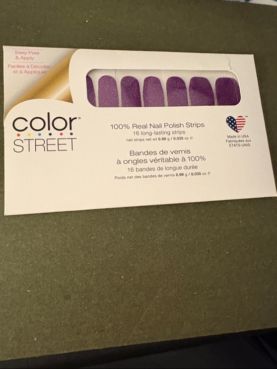 Color Street Other - Color Street Sparkling Purple Nail Polish Strips - 1 in 4